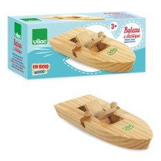 Vilac Bateau en bois à élastique