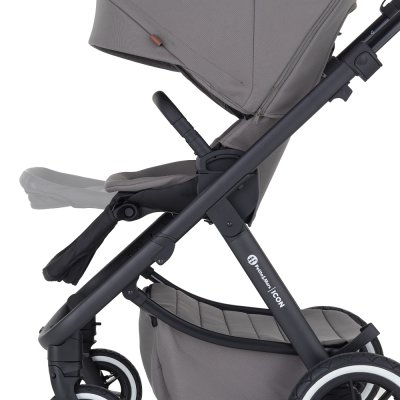 PETITE&MARS Kočárek kombinovaný ICON 2v1 Dove Grey XXL AIR