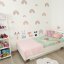 Vinilos para habitación infantil - Arcoíris en rosa con animales