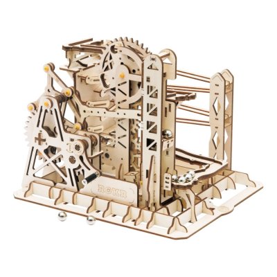 RoboTime 3D Mechanisches Holzpuzzle Kugelbahn Kaskade