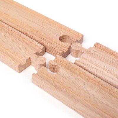 Bigjigs Rail Długie proste tory 21 cm 4 szt.