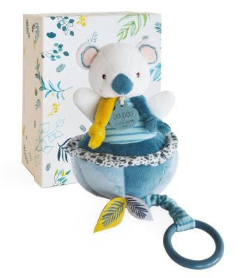 Set cadou Doudou - Koala de pluș care cântă o melodie, 20 cm
