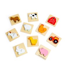 Bigjigs Toys Putni tražilac na farmi