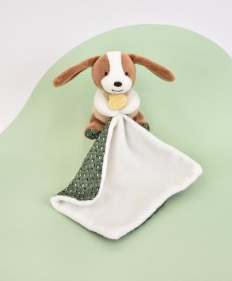 Doudou Knuffelhond met deken 11 cm