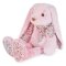 Doudou Histoire d'Ours Ami en peluche Lapin rose 50 cm