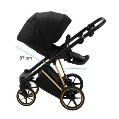 ADAMEX Wózek wielofunkcyjny Belissa Special Edition Black/Gold