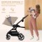 KINDERKRAFT SELECT Sportkinderwagen Yoxi Sand Beige