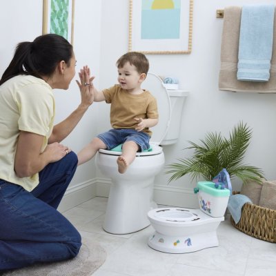 BRIGHT STARTS Kindertoilette mit Sound Stitch My Size Potty™ 18m+, bis 23kg