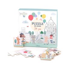 Vilac Puzzle panoramique en bois Paris - Sarah Betz