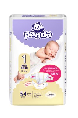 BELLA PANDA Newborn 54 Stück (2-5 kg) - Wegwerfwindeln