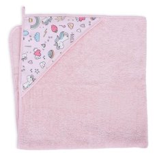 CEBA Towel with hood Froté Printed Line 100 x 100 Unicorn Ceba