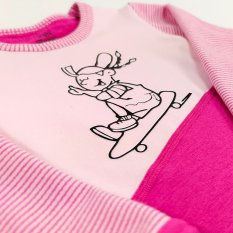 Tričko smyk STAVITEL DR Outlast® - ružová-dievča