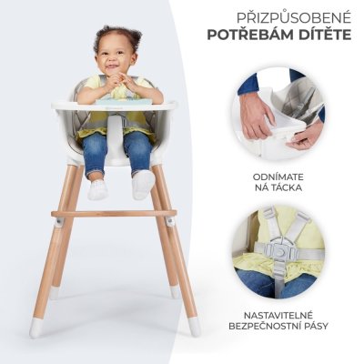KINDERKRAFT Matstol Sienna rosa