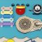 2Kids Toys Activity board Domek turkusowy