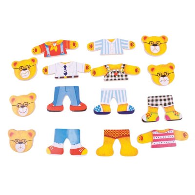 Bigjigs Toys Ubieranki Puzzle Rodzina Niedźwiedzi