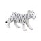 Mojo Weißer Bengal-Tiger Junges stehend