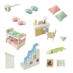 2Kids Toys Miniatura de Casa de Muñecas Dormitorio de Dulces Sueños