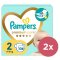 2x scutece de unică folosință PAMPERS Premium Care mărimea 2 (136 buc) 4-8 kg