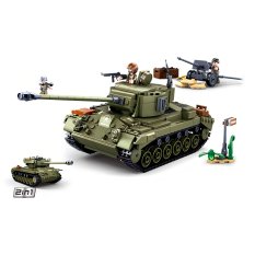 Sluban Army N38-B0860 Tanque Mediano 2 en 1 y Cañón Antiaéreo