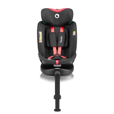LIONELO Seggiolino Auto Navy i-Size (40-150 cm) Nero Rosso