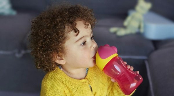 Philips AVENT Cana cu pai flexibil 300 ml fetita