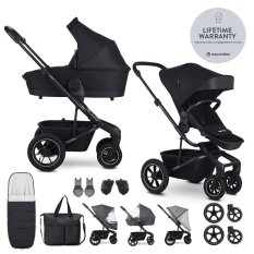EASYWALKER Kombikinderwagen Harvey⁵ Midnight Black XXL AIR