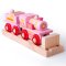 Bigjigs Rail Rosa Lokomotive mit Tender