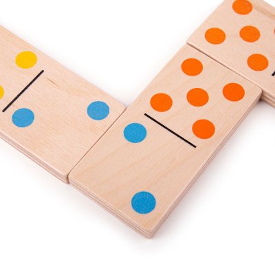 Bigjigs Toys Velike drvene domine