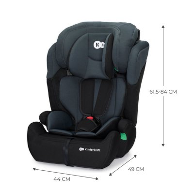 KINDERKRAFT Autokindersitz Comfort up i-Size Black (76-150 cm) - Retourware