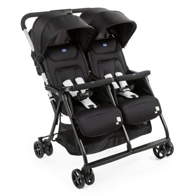 CHICCO Wózek bliźniaczy sportowy Ohlala Twin Black Night