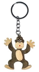 2Kids Toys Houten Sleutelhanger Grote Aap Staand