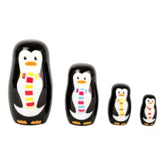 small foot Matriosca famiglia pinguini