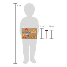small foot Kreatives Hammer-Spiel Feuerwehr