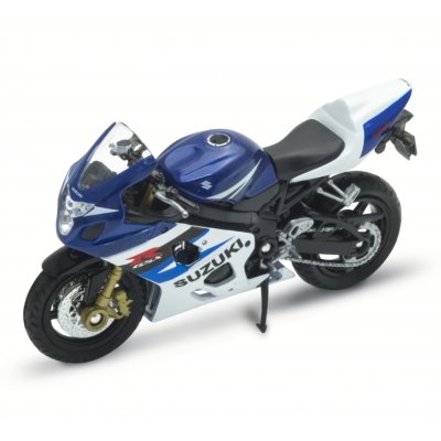 Welly Motorcykel Suzuki GSX-R750 1:18 blå