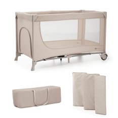 KINDERKRAFT Cestovná postieľka Joy 2 Beige