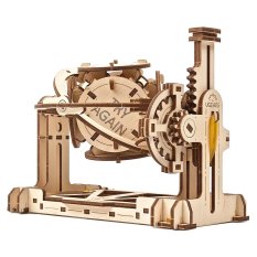 Ugears 3D houten mechanische puzzel STEM willekeurige generator