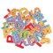 Bigjigs Toys Magnetisches buntes Alphabet (Großbuchstaben)