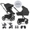 EASYWALKER Set XL Kombikinderwagen Harvey NXT mit Zubehör Eclipse Black