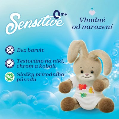 CHICCO Prací gel Baby Sensitive 1,5 l + Odstraňovač skvrn Sensitive 500 ml