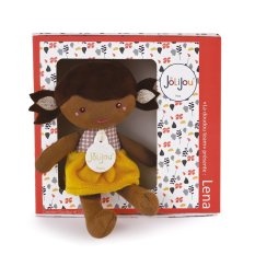 Doudou Jolijou Punčka Léna 16 cm rumena