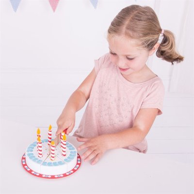 Bigjigs Toys Snij Verjaardagstaart