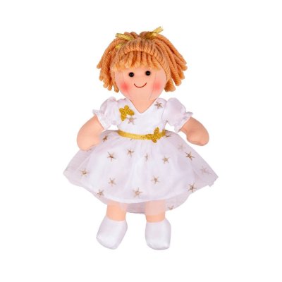Bigjigs Toys Lalka szmaciana Charlotte 28cm