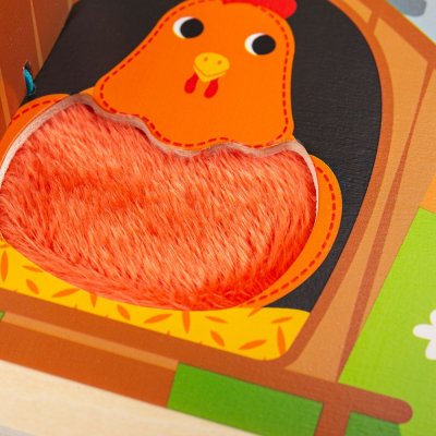 Bigjigs Toys Puzzle sensorial Granja