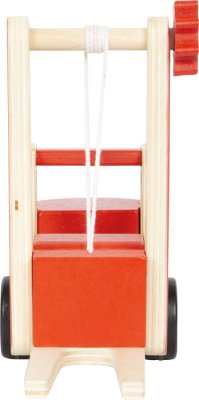 small foot Carrello elevatore in legno con pallet
