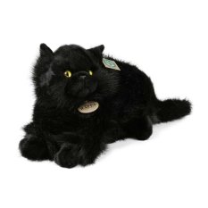 Rappa Plüsch Katze schwarz liegend 30 cm ECO-FRIENDLY