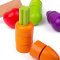 Bigjigs Toys Verduras de madera para cortar con gorro