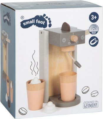small foot Fából készült kávéfőző tartozékokkal Tasty szürke