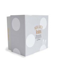 Doudou Zestaw prezentowy - Pluszowy króliczek beżowy 16 cm