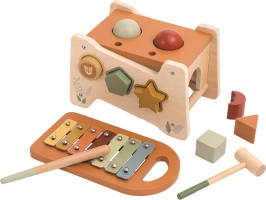 2Kids Toys Multifunktionales Hammerspiel mit Xylophon