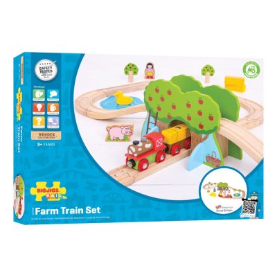 Bigjigs Rail Tren de madera - Granja